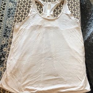 Lululemon white workout top